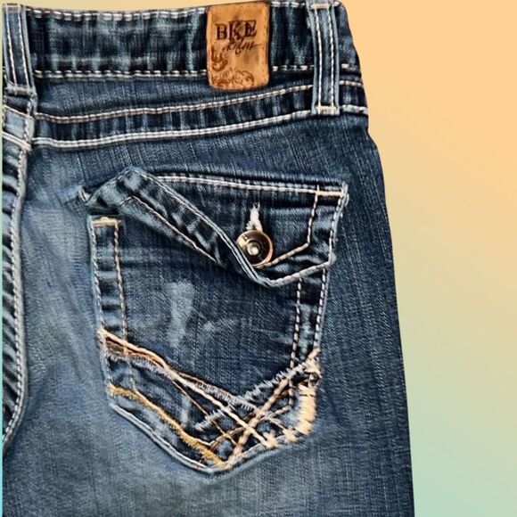 BKE Lily Stretch Mid Rise Denim Capri Jeans Size 28” #132 - Picture 6 of 6